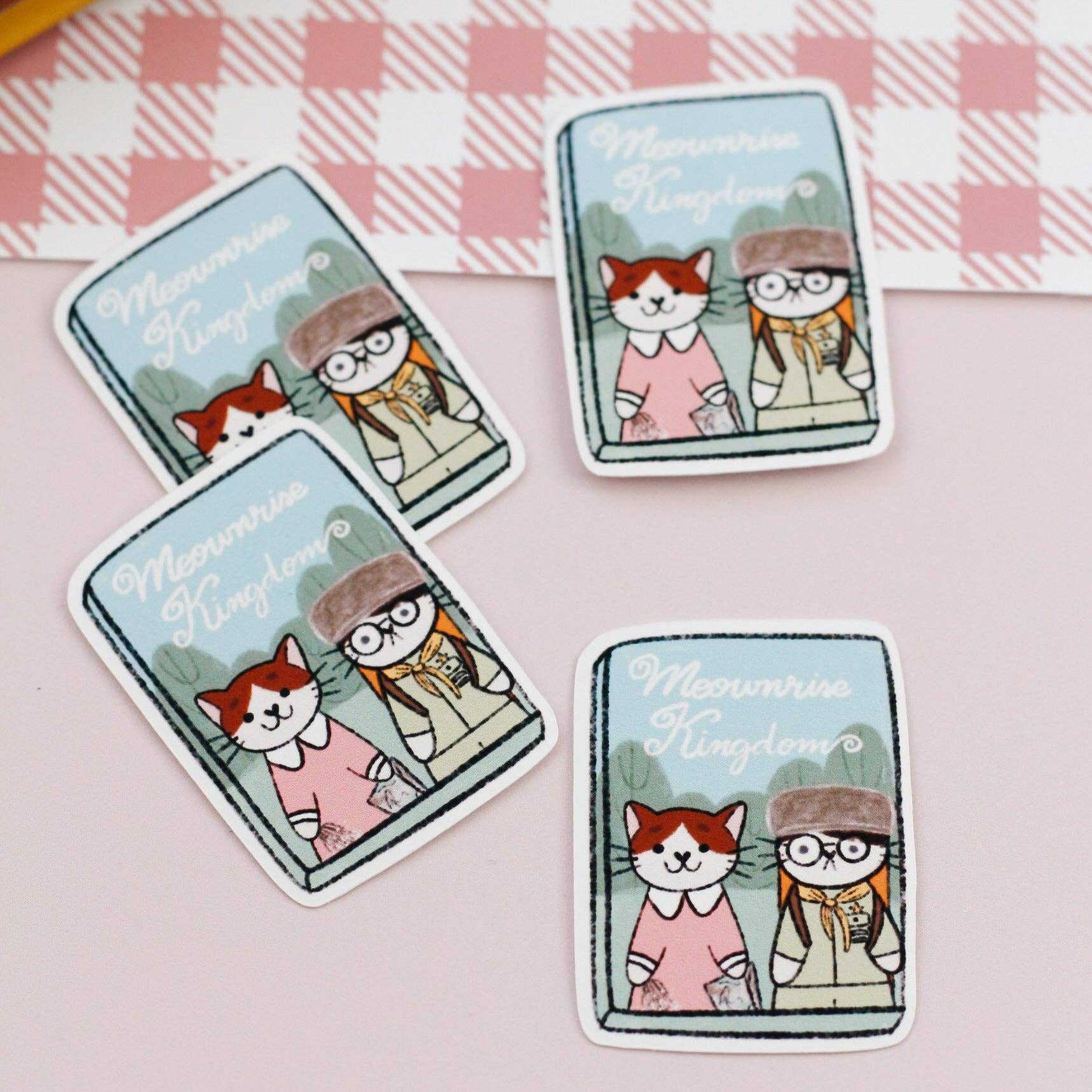 My Sweet Paper Card - Wholesale Sticker - Meownrise Kingdom - Cat stickers1