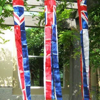 Flags Importer - Wholesale Wind chime - United Kingdom Super Shiny Poly 5ft Windsock1