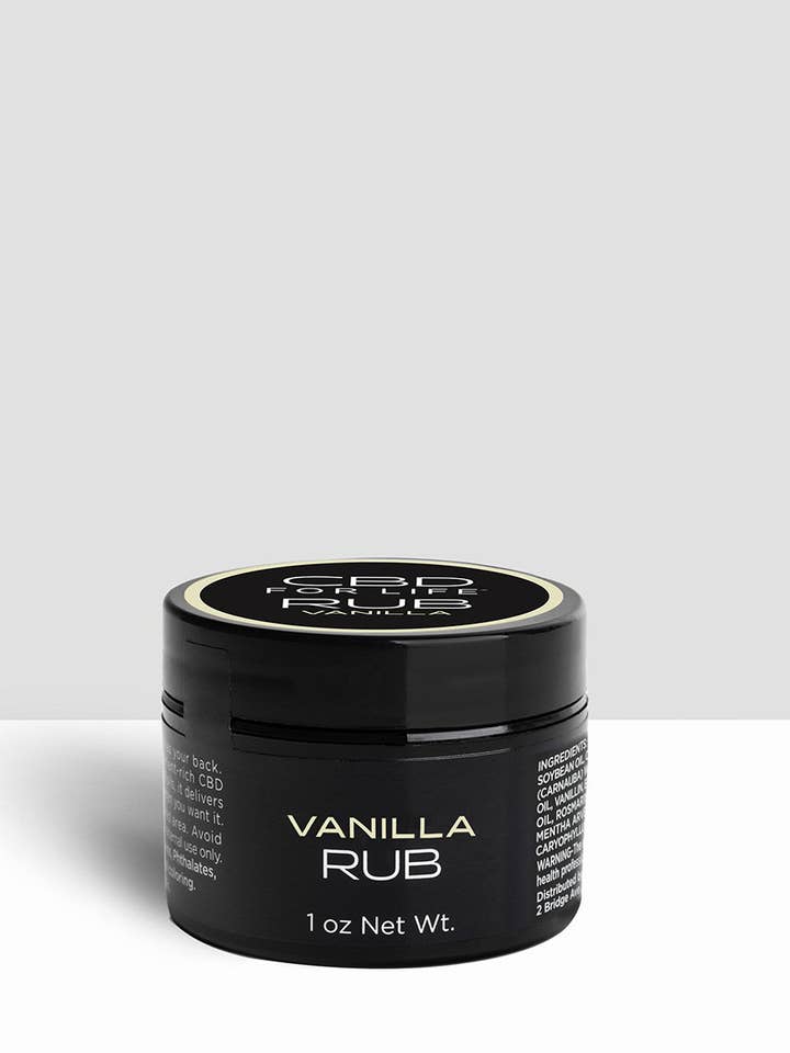 CBD VANILLA RUB for wholesale by CBD for Life