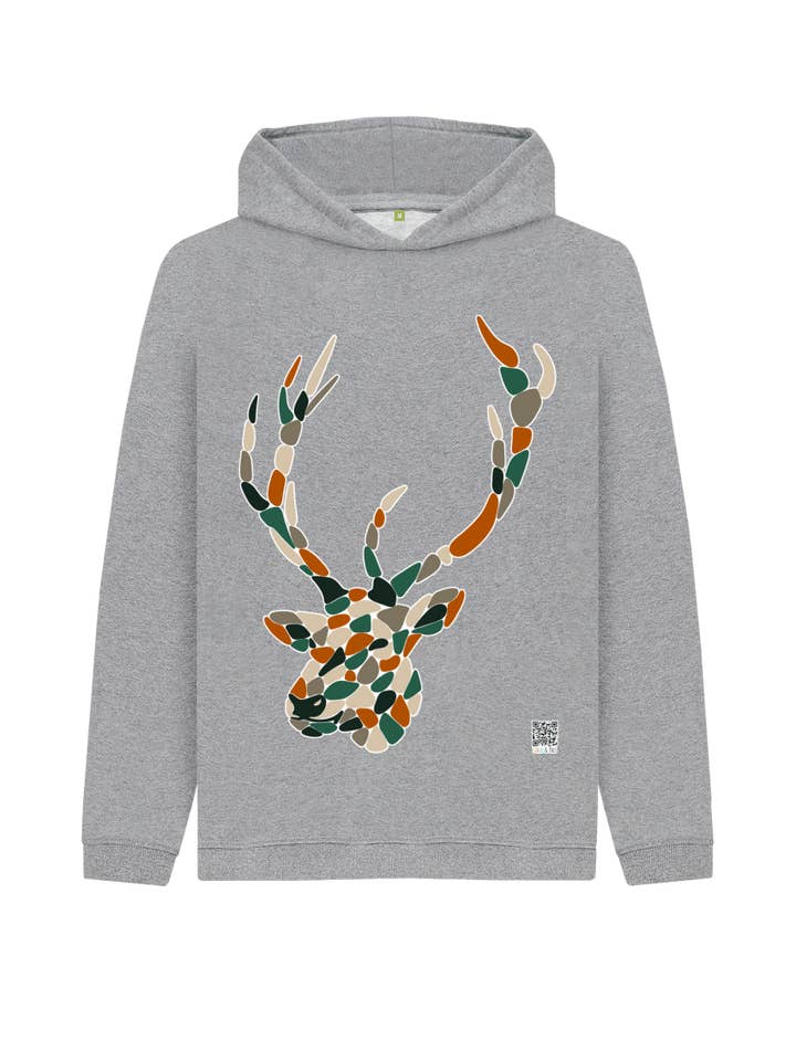 Sudadera con capucha de renos navideños para niños para venta al por mayor de Dodo & Pals