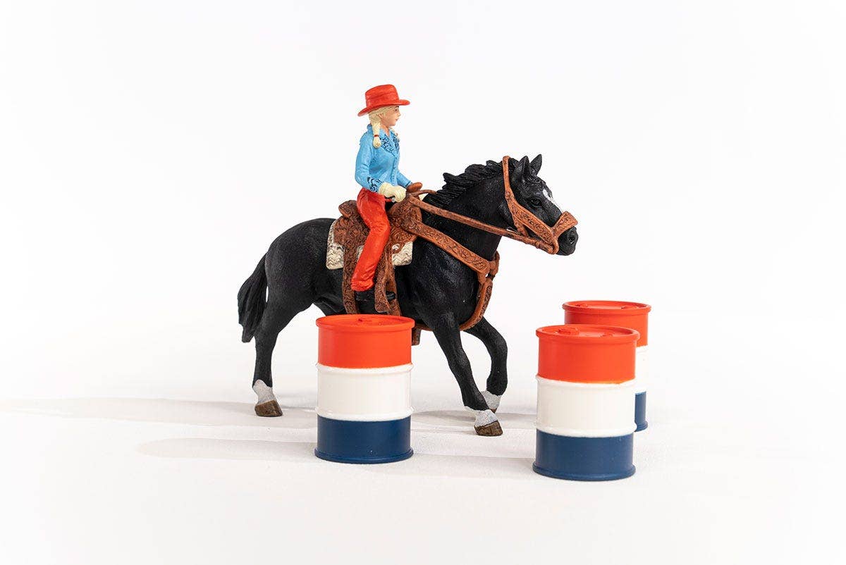 Schleich - Wholesale Toy Set - Kids - 3 Barrel Rodeo Racing Playset2