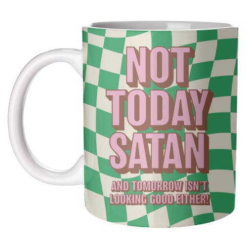 ART WOW - Wholesale Koffiemok - Bekers 'Not Today Satan' van Claire Atwood