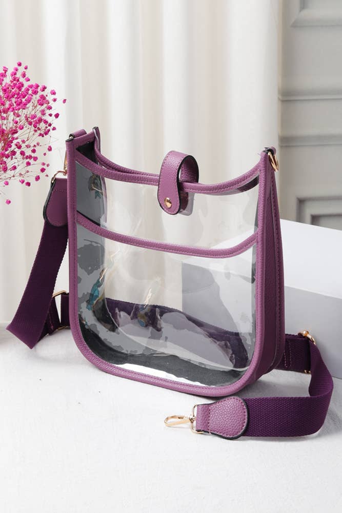 Hana – wholesale Crossbody bag – Women's – Clear Stadium Crossbody Bag8