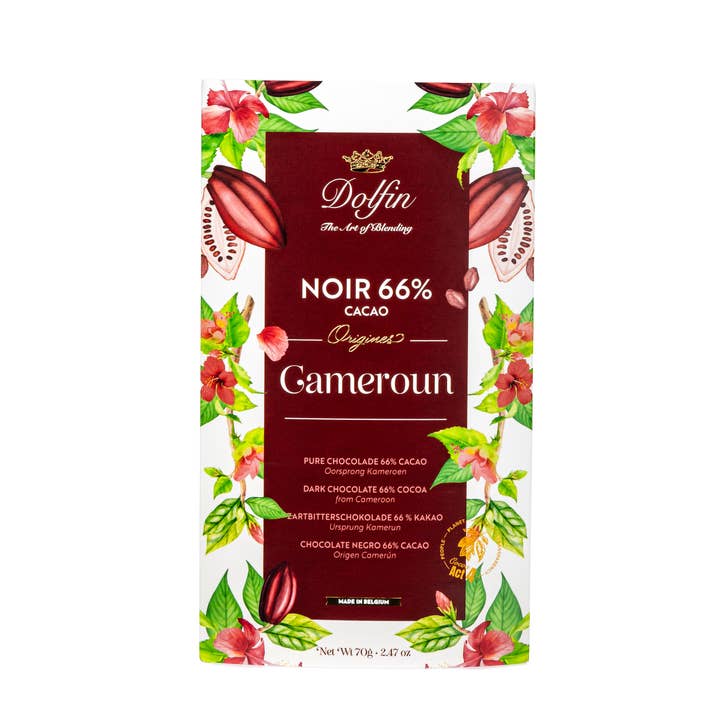 Dolfin Dark 66% Cameroon for wholesale by Belgium's Chocolate Source