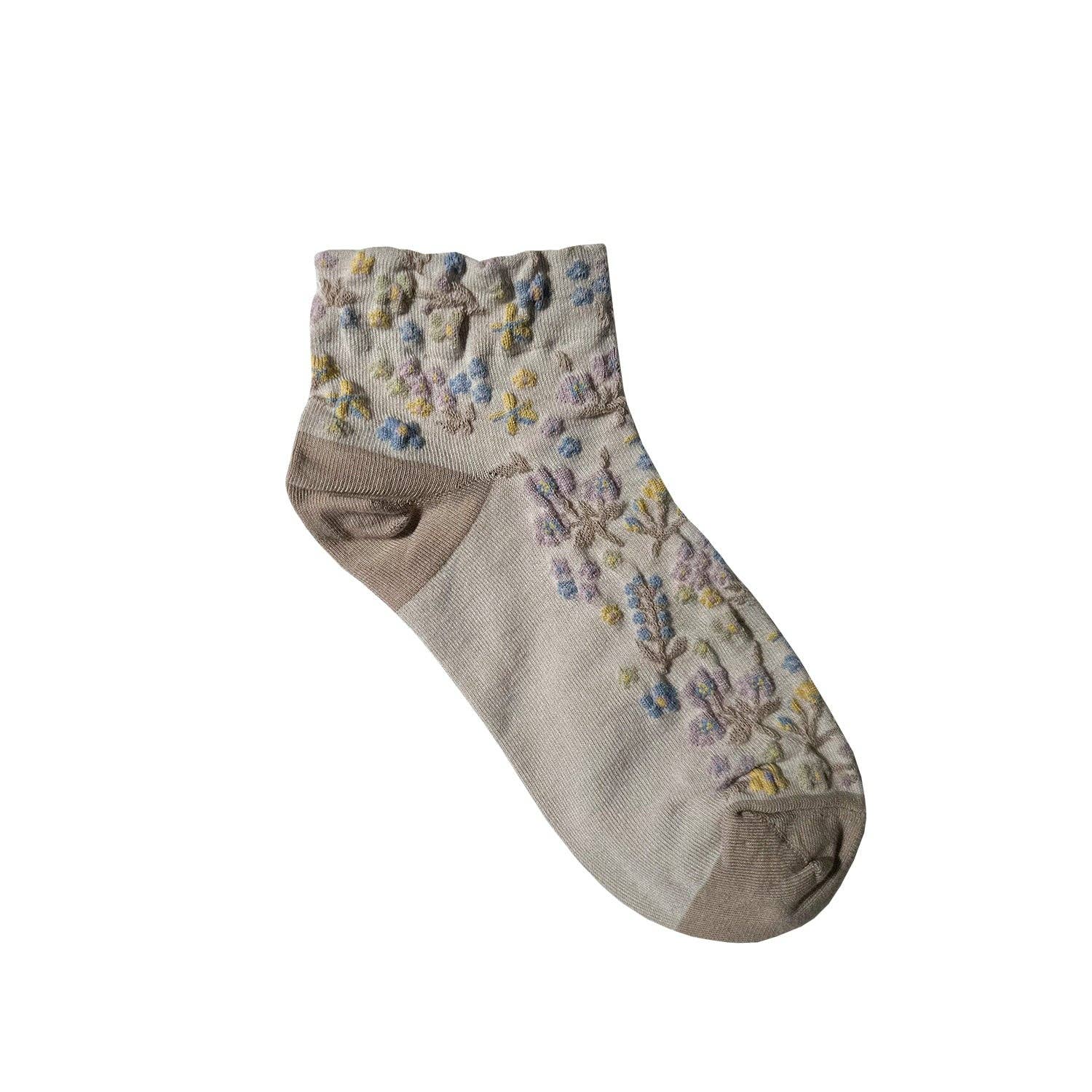 7DAYSSOCKS - Wholesale Socks - Women's - Women's Ankle Harga Garden Flower Socks0