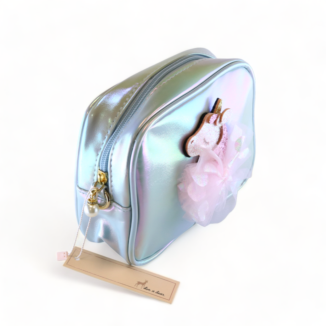 Doe a Dear - Wholesale Crossbody bag – kids - P30 B1283 Unicorn Holographic Purse (3 Colors)11