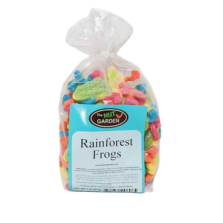 The Nut Garden, Sweetables, Utah Truffles - Wholesale Gummy - Gummy Rainforest Frogs (12 oz)