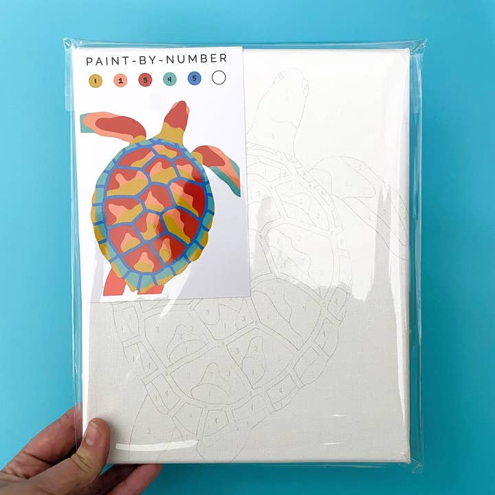Fundenberger Studio - Wholesale DIY Craft Kit - Sea Turtle Paint-By-Number1