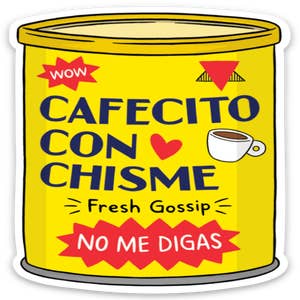 Conchas Coffee Cup, Chisme Y Cafecito Drinkware, Ice Coffee Drink