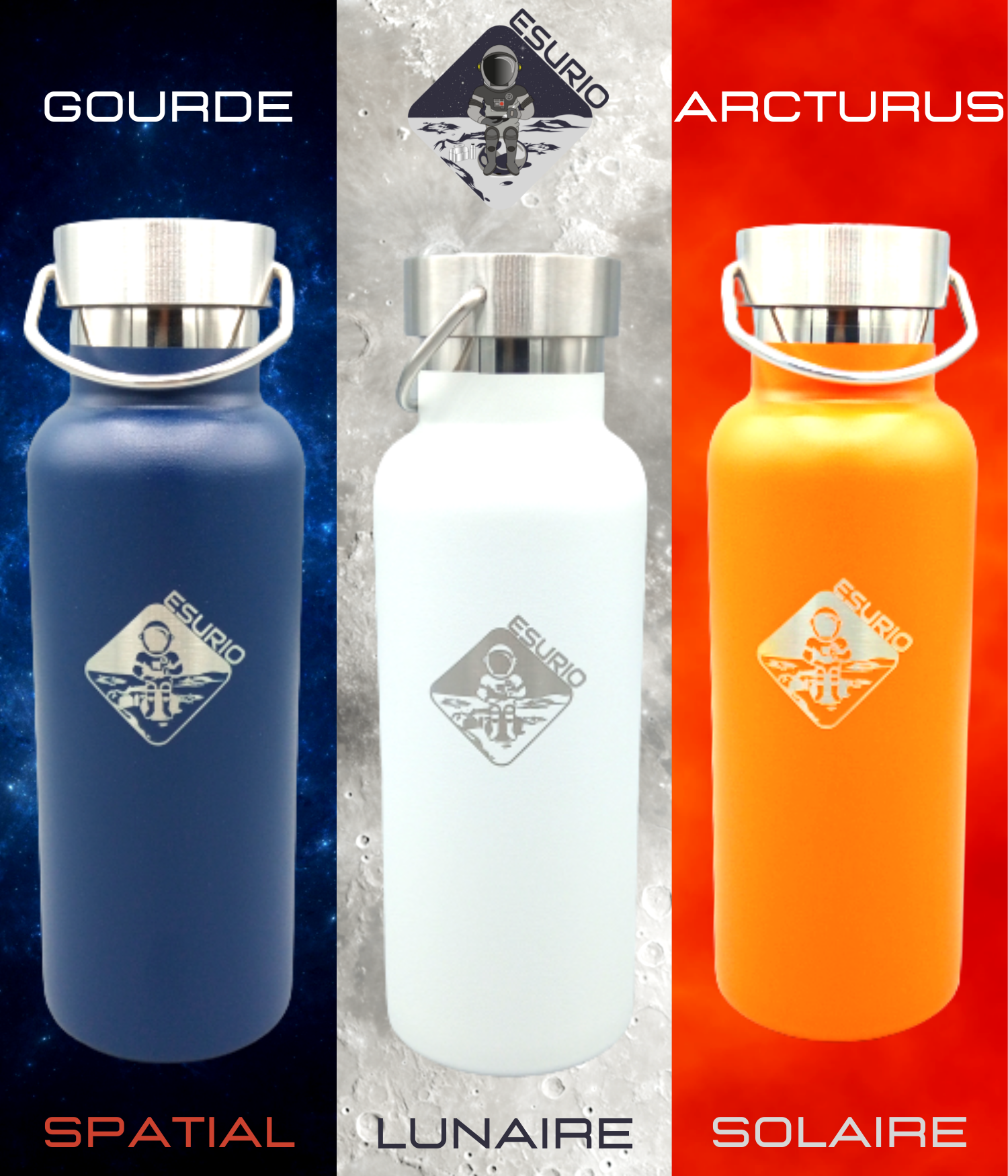ESURIO – Garrafa de água por atacado – Garrafa isolada “Arcturus” 500ml Space Blue7