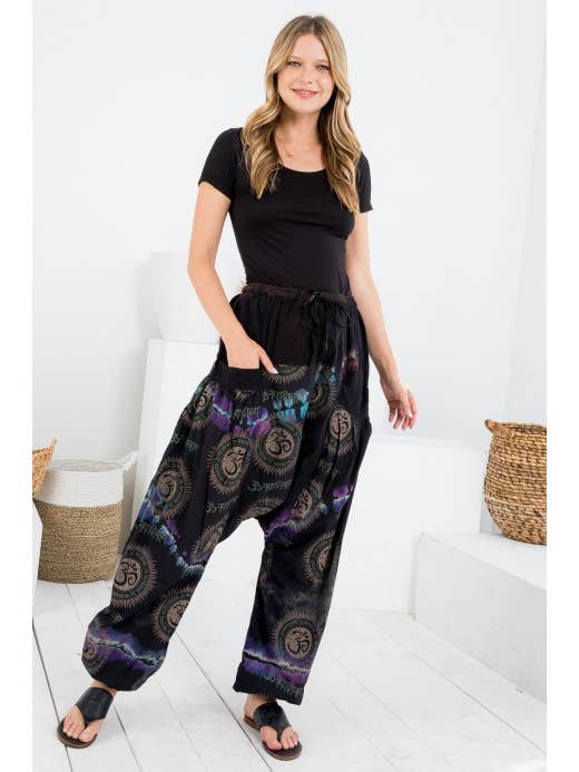 Om pants (TH-1569) for wholesale by Kathmandu Imports