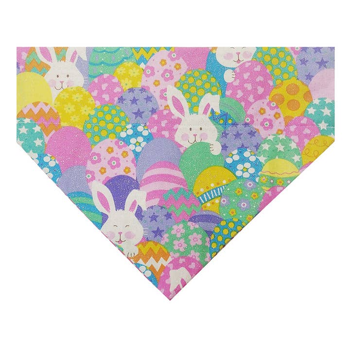 Easter Eggs and Bunny Bandana for wholesale by Buddy and Friends