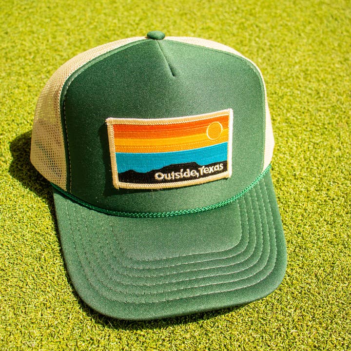 Outside, Texas - Wholesale Trucker Hat - Unisex - OTX Foam Trucker: Horizon Patch16