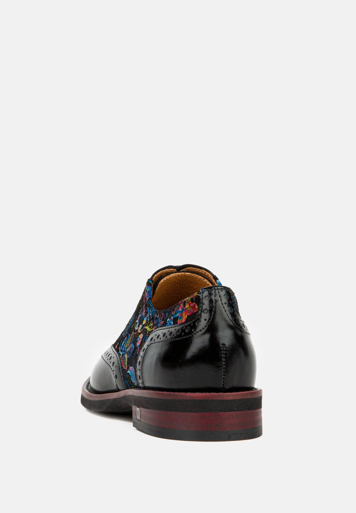 Embassy London – wholesale Brogue shoes – Women's – Vivienne - Black Flower15