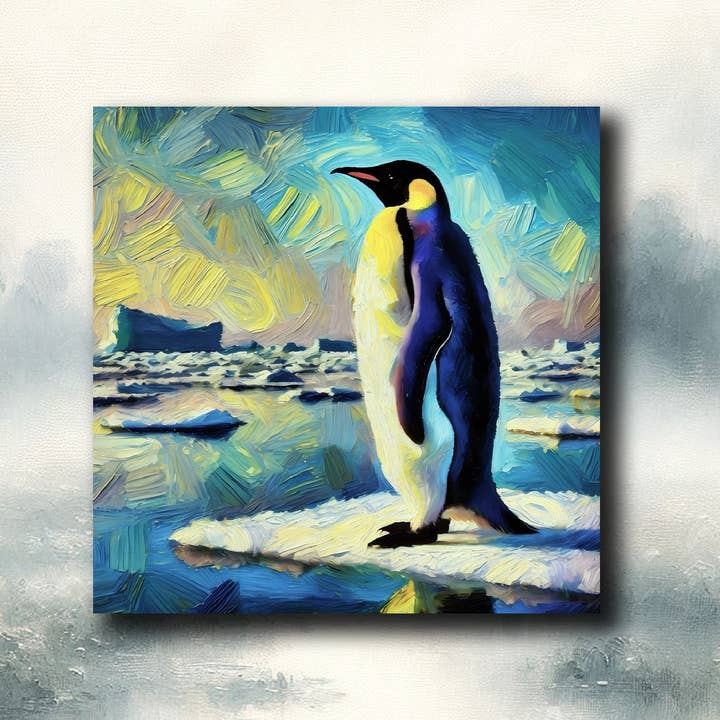 Calamita da Frigo Pinguino Imperatore 55x55mm per la vendita all'ingrosso da parte di frostedgrey