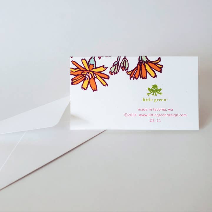 Little Green - Vente Étiquette cadeau - Mini-carte-note en forme de fleur de lotus rose, étiquette cadeau pour fleuriste2