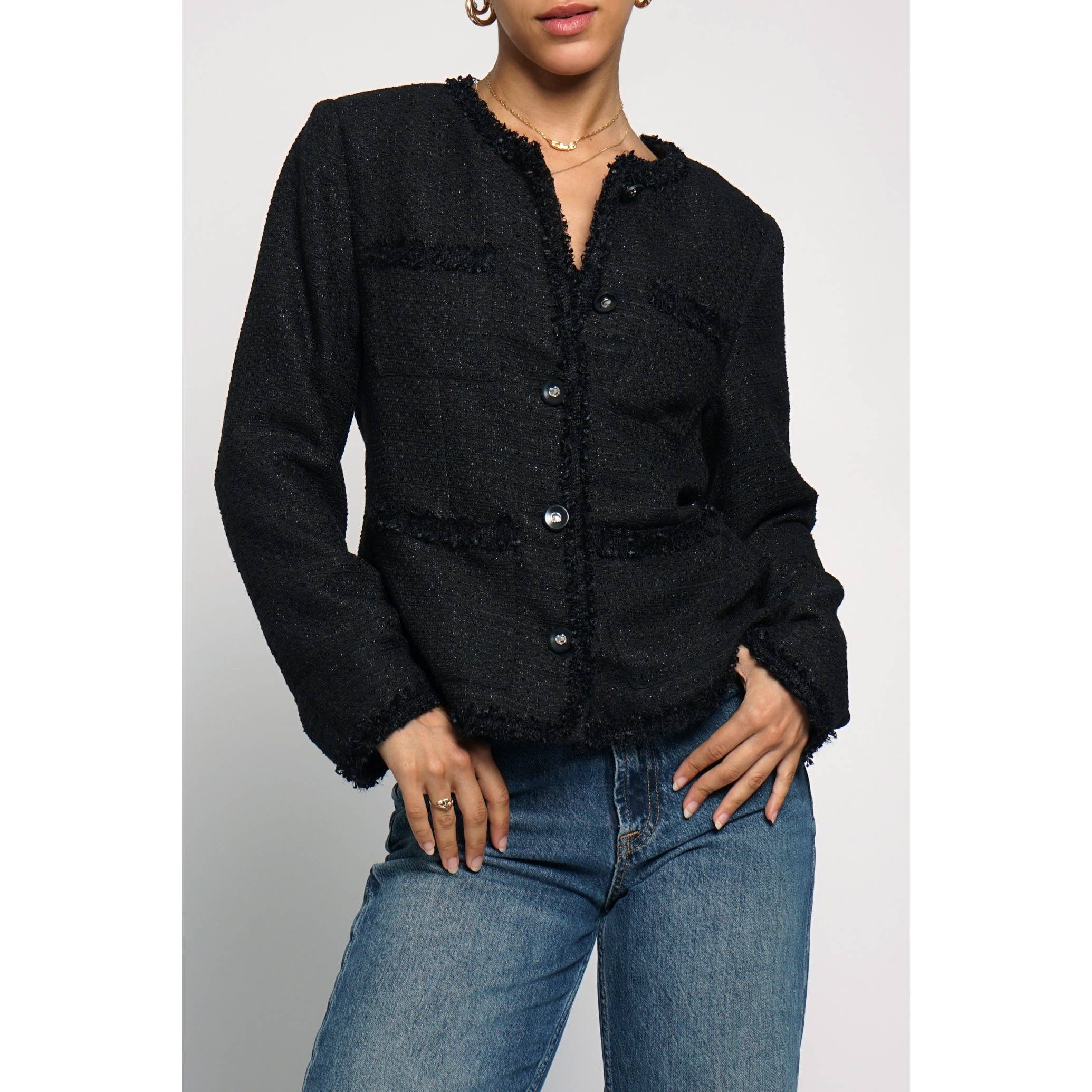 Sans Souci – Engroshandel Jakke - Dame – BOUCLEJAKKE MED FIRE LOMMER3