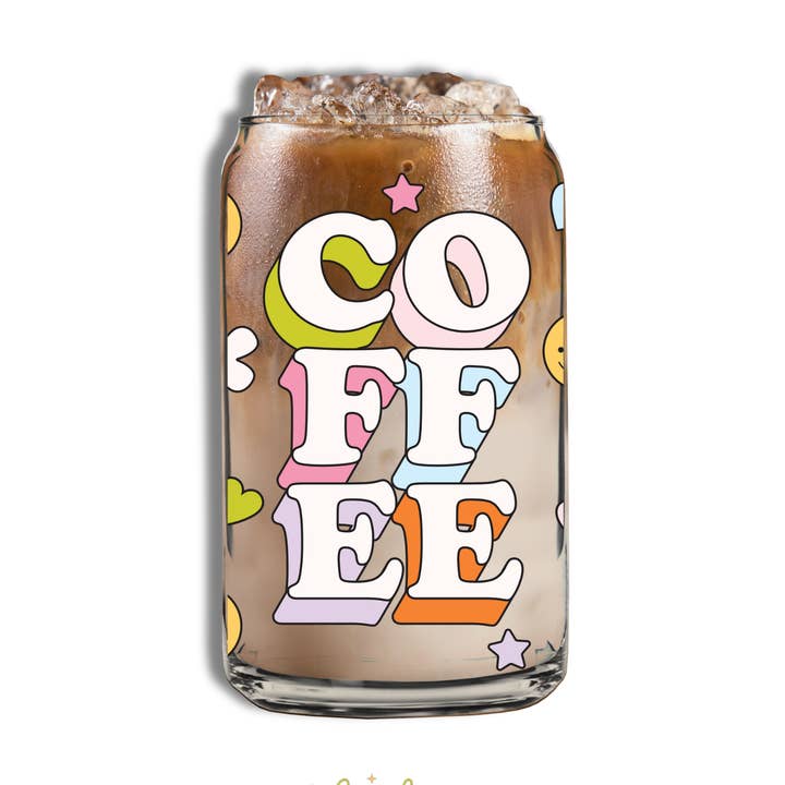 Café Pastel - Verre Canette pour la vente par Lovely Avenue