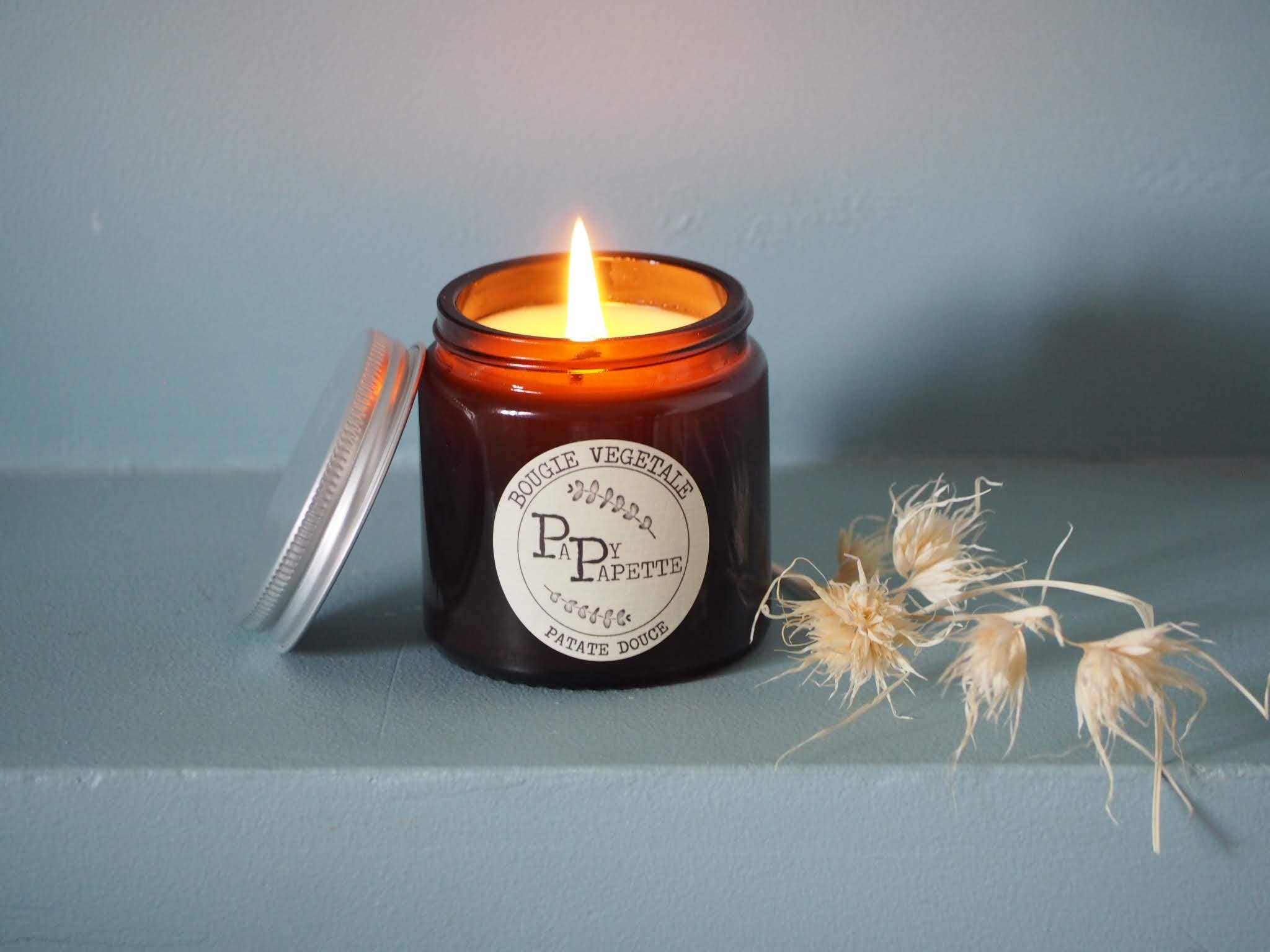 PAPY PAPETTE – wholesale Burkljus – VEGETABILISKT LJUS - SÖTPOTATIS Svart1