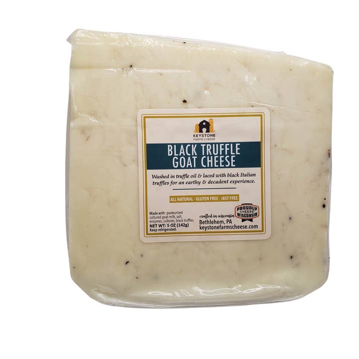 Keystone Cheese - Wholesale Cheese - Black Truffle Goat1