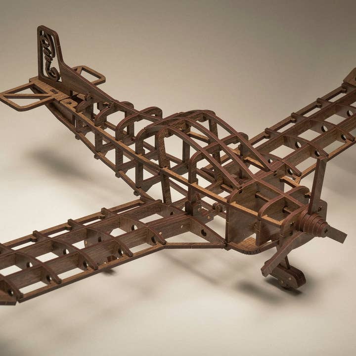 Next Day Shop - Wholesale Puzzle - Adult - Treed-Puzzle Airplane 3D Wooden Puzzle - Airplane Model Kit3