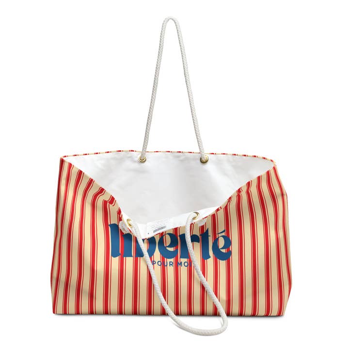 MARA Style - Wholesale Weekender Bag - Women's - French Preppy Weekender Bag, LIBERTÉ2