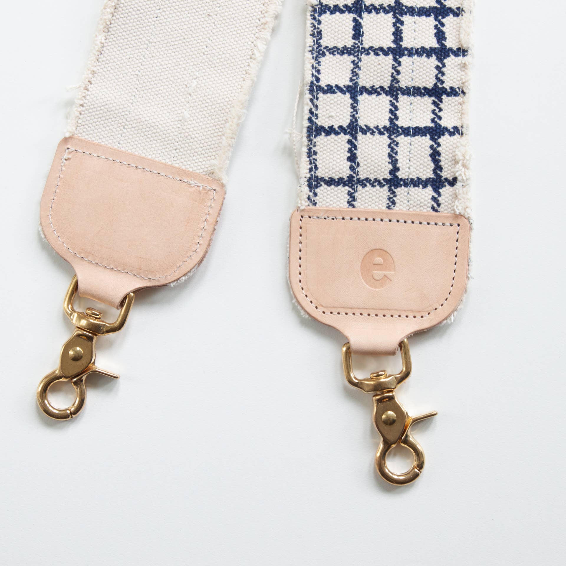 Erin Flett - Wholesale Bag Strap - Women's - Navy Plaid Bag Strap0