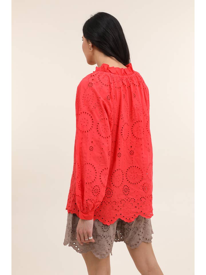 LÉA & LUC - Wholesale Blouse - Women's - 100% Cotton Blouse REF. 121688