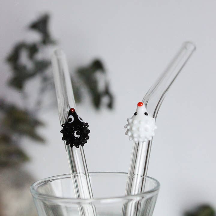 Adamodart – Palhinha por atacado – Ouriço Palhinhas de Vidro, Palhinha de Beber, giro aniamal reutilizável1