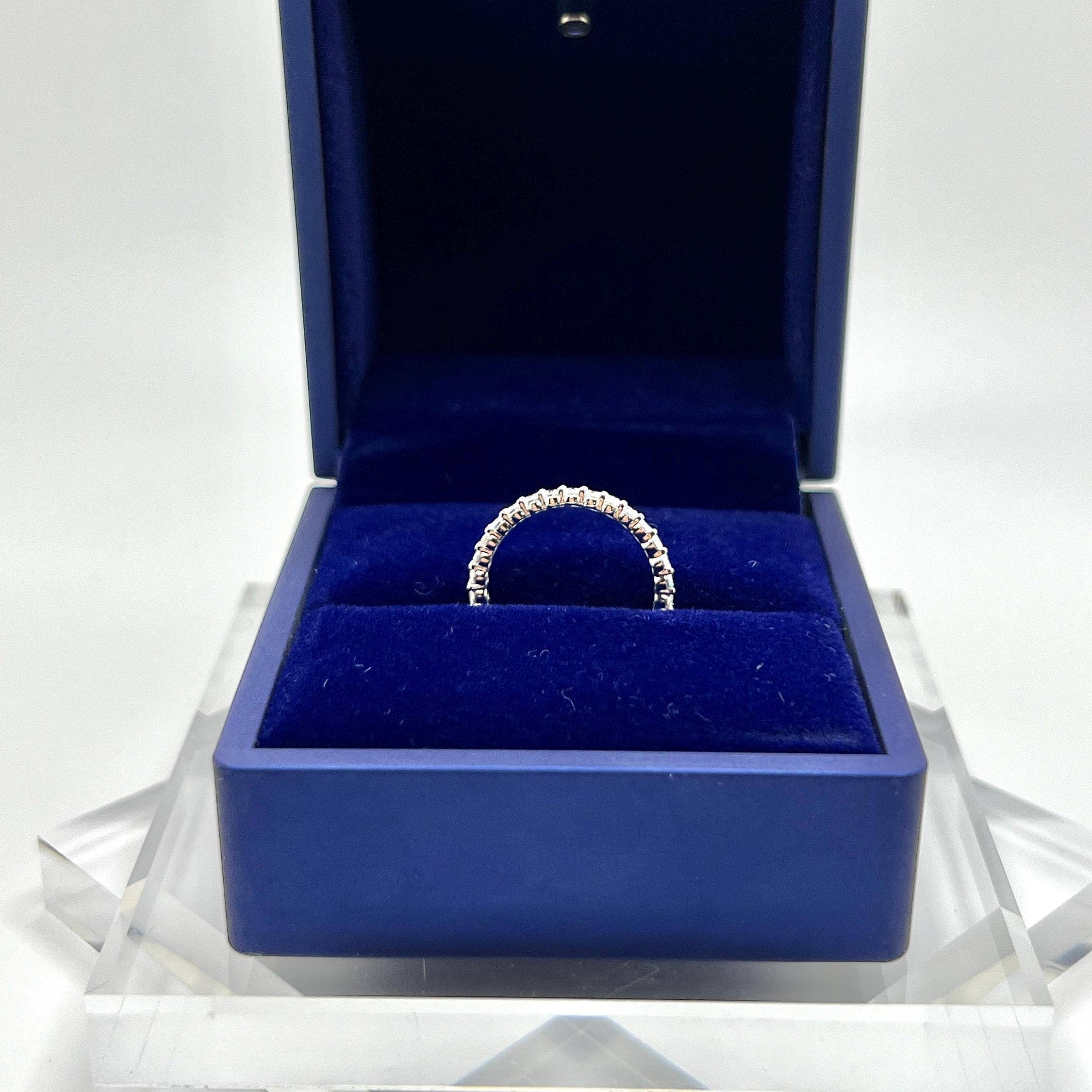 Elegant Jewels LLC - Wholesale Multi-Stone Ring - 1 CT 14KT White Gold Lab Grown Diamond Eternity Ring3