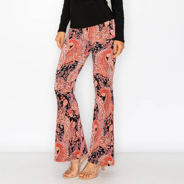 07/2004 - Wholesale Pants - Women's - Printed Flared Legging Pant