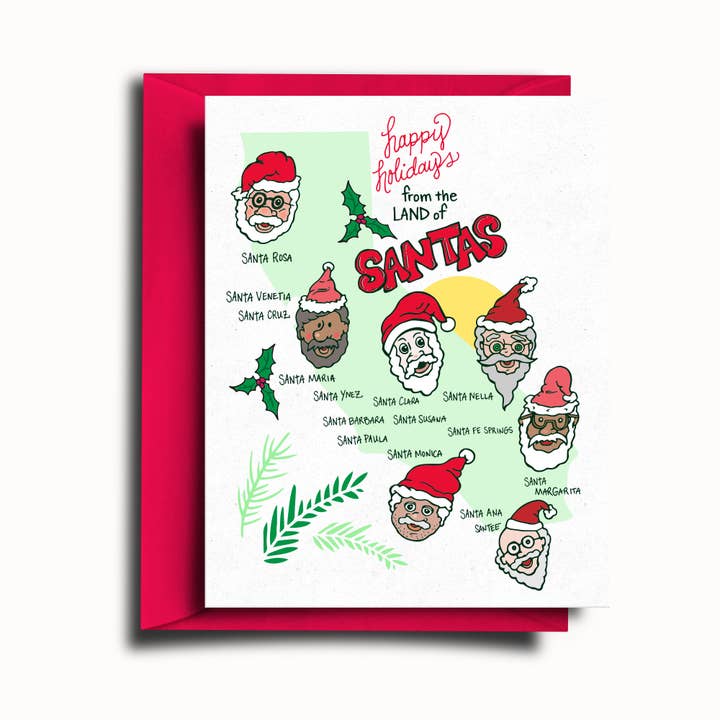 SOMETHING OF A DANDY - Wholesale Christmas Card - Santaland California Holiday Card