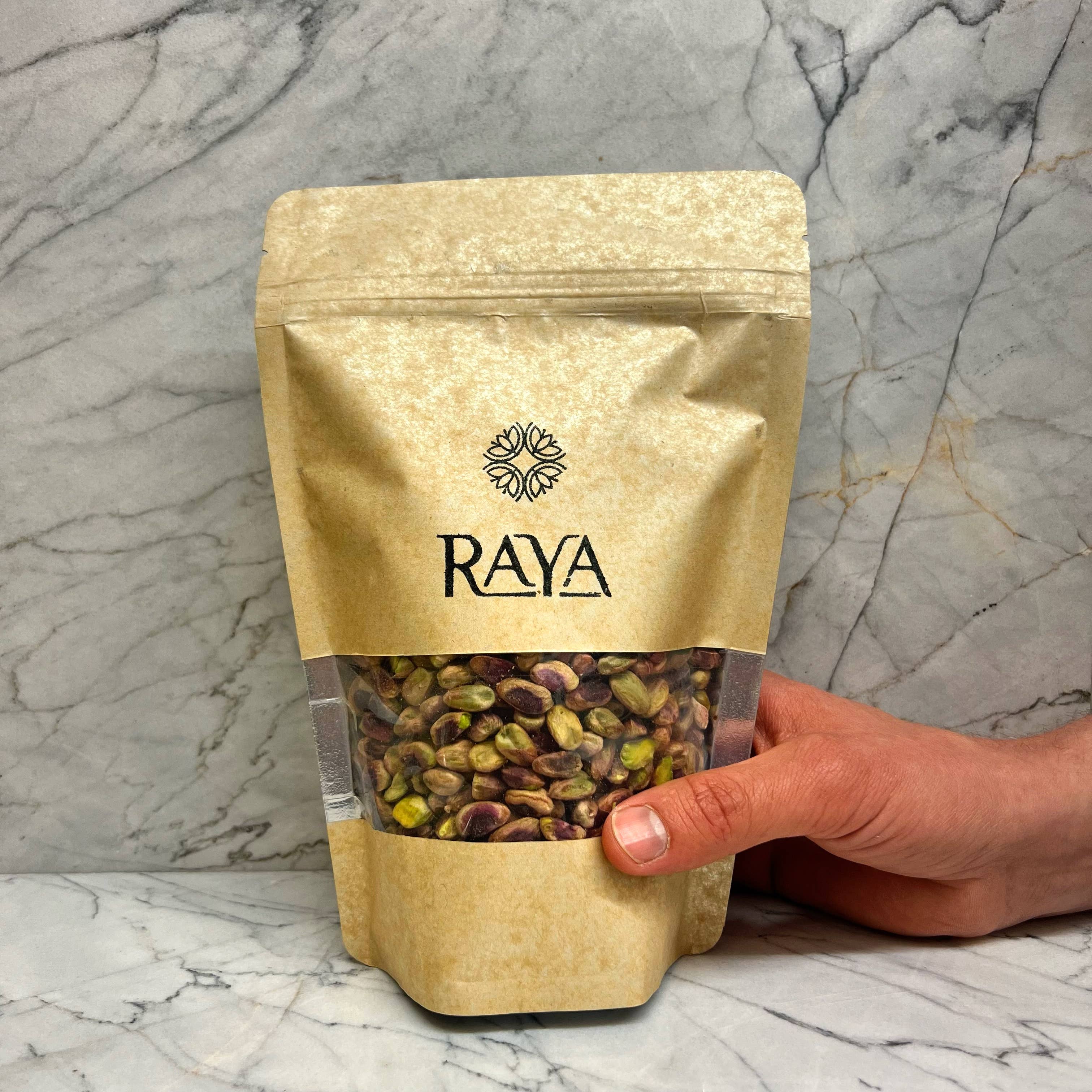 RAYA - Wholesale Nuts - Organic Shelled Pistachios Bag1