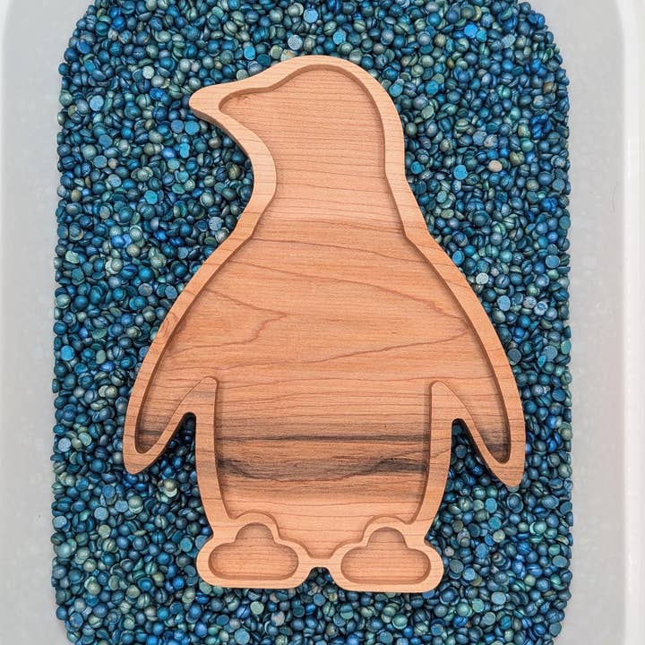 Penguin Sensory Play Tray - Large for wholesale by Carved Together Co