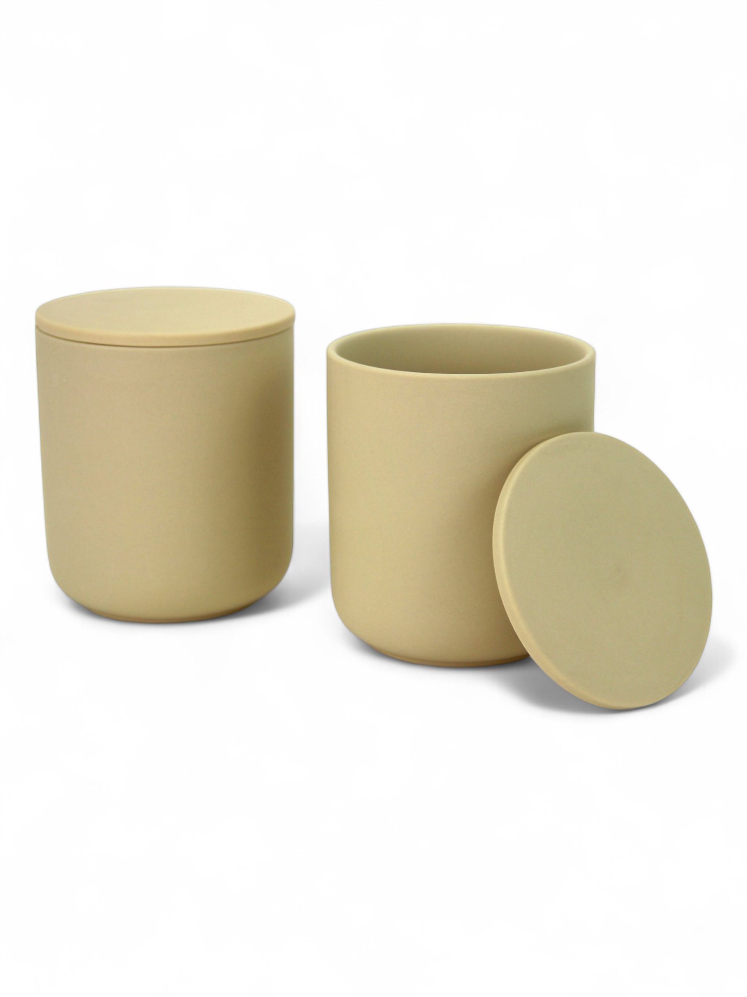Antwerp Luxury candle supplies - Wholesale Jar - Ceramic With Lid – Beige1