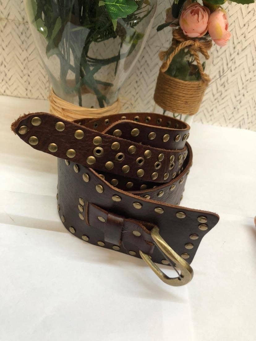 SWEET MAGIC SHOES & BAGS - Wholesale Belt - Women's - LEATHER BELT WITH DETAILS1