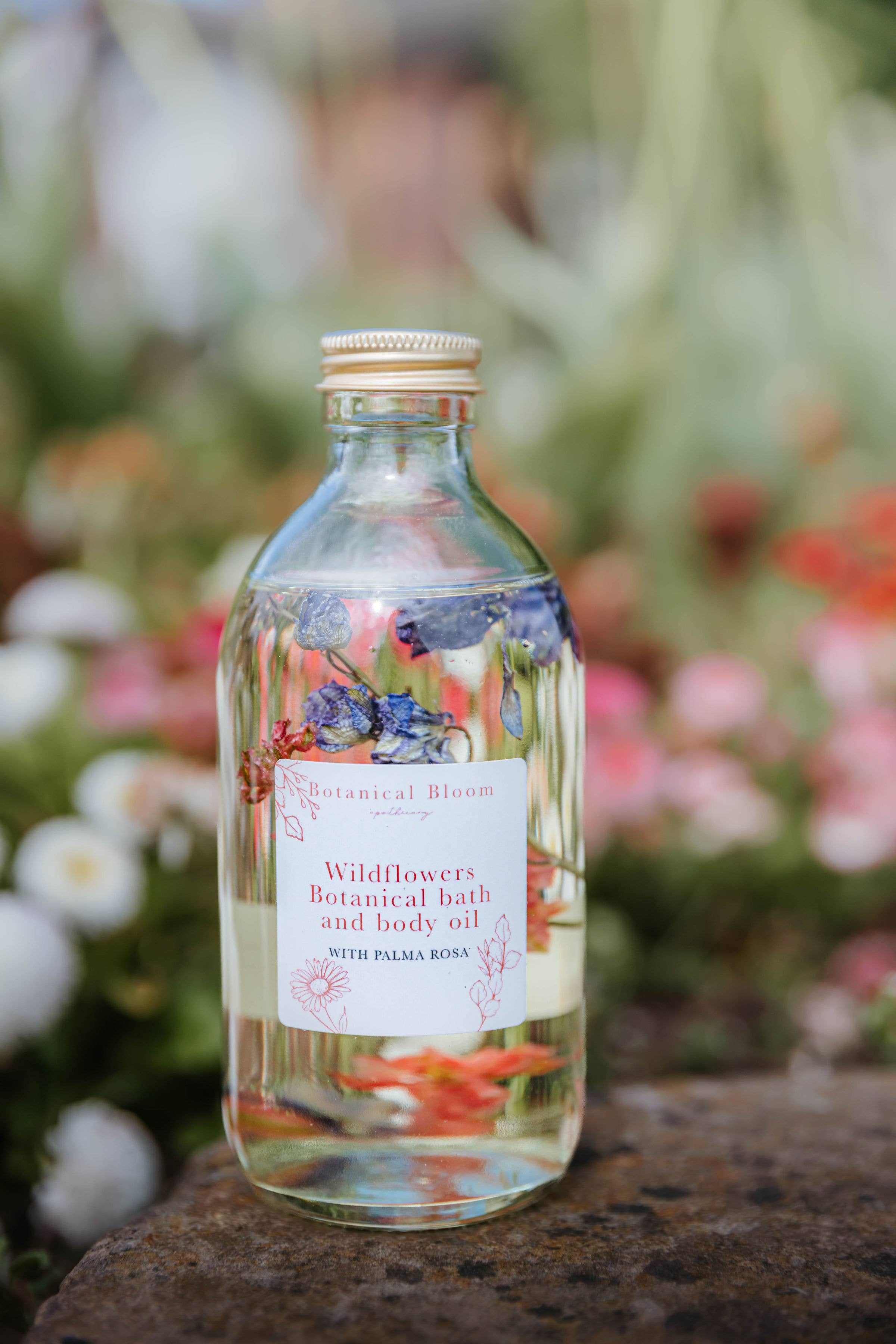 Botanical Bloom Apothecary – wholesale Bath/body oil – Wildflowers luxury bath and body Oil1