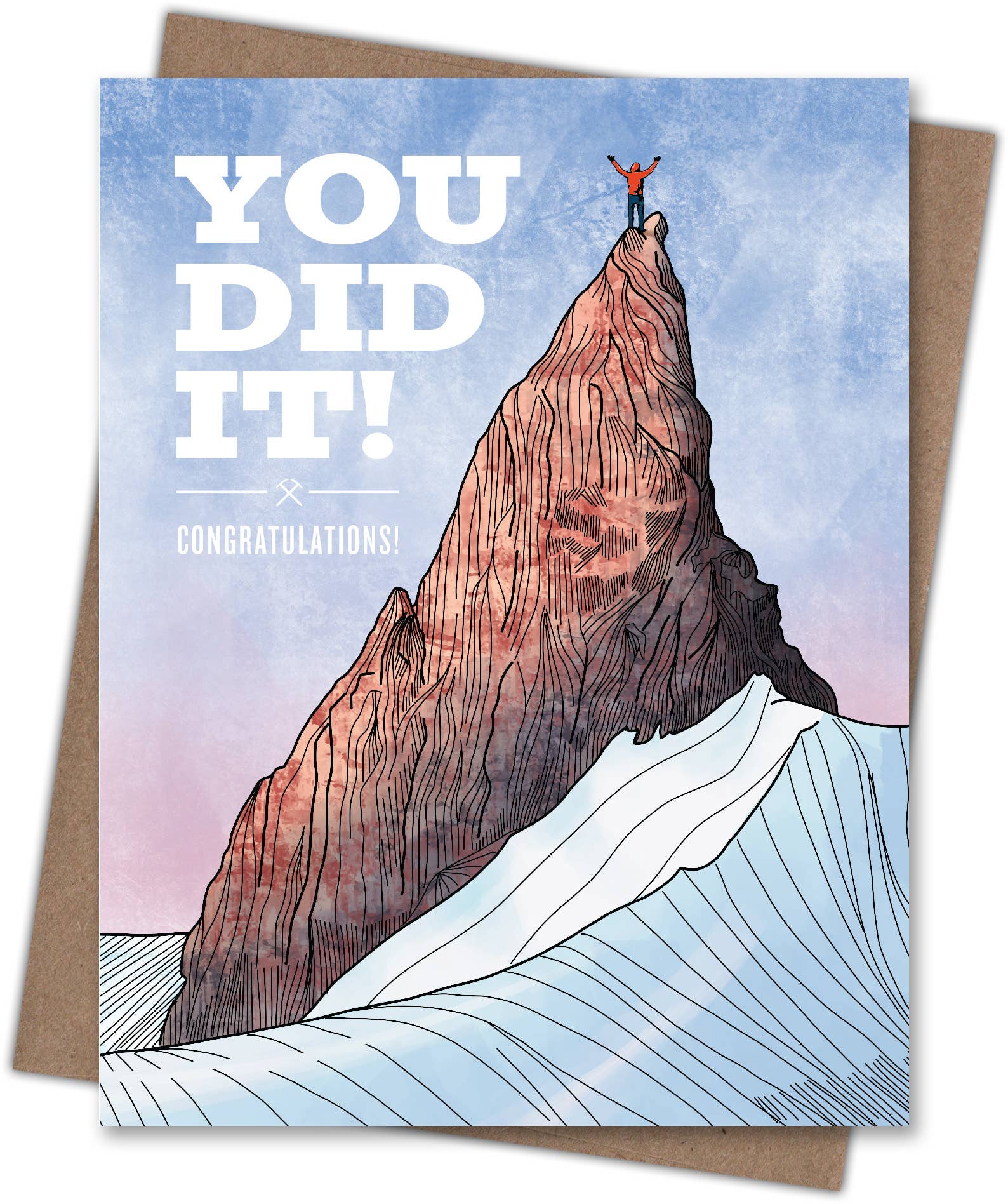 Waterknot - Wholesale Congratulations Card - You did it! Congratulations!1