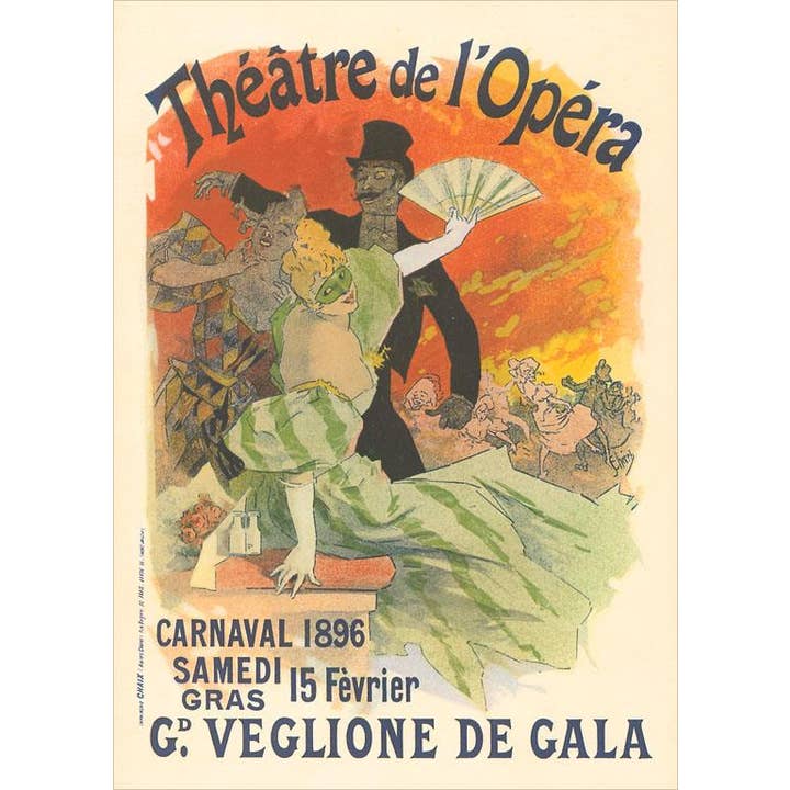Found Image Press - Wholesale Sticker - Sticker PO-201 Theatre de l'Opera, 1896