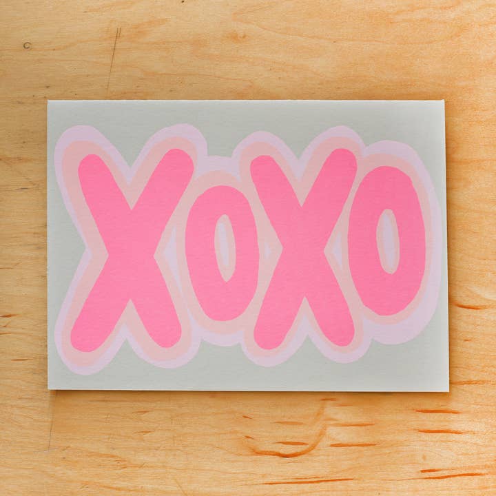 Alphabet Studios - Wholesale Everyday Greeting Card - XOXO SHADOW GREETING CARD0
