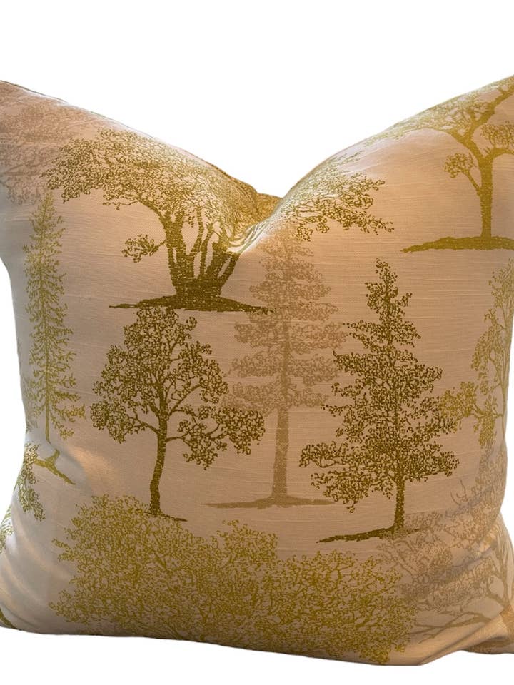 Matilda Landscape Throw Pillow with Feather Insert for wholesale by Dahlia & Grace pillows