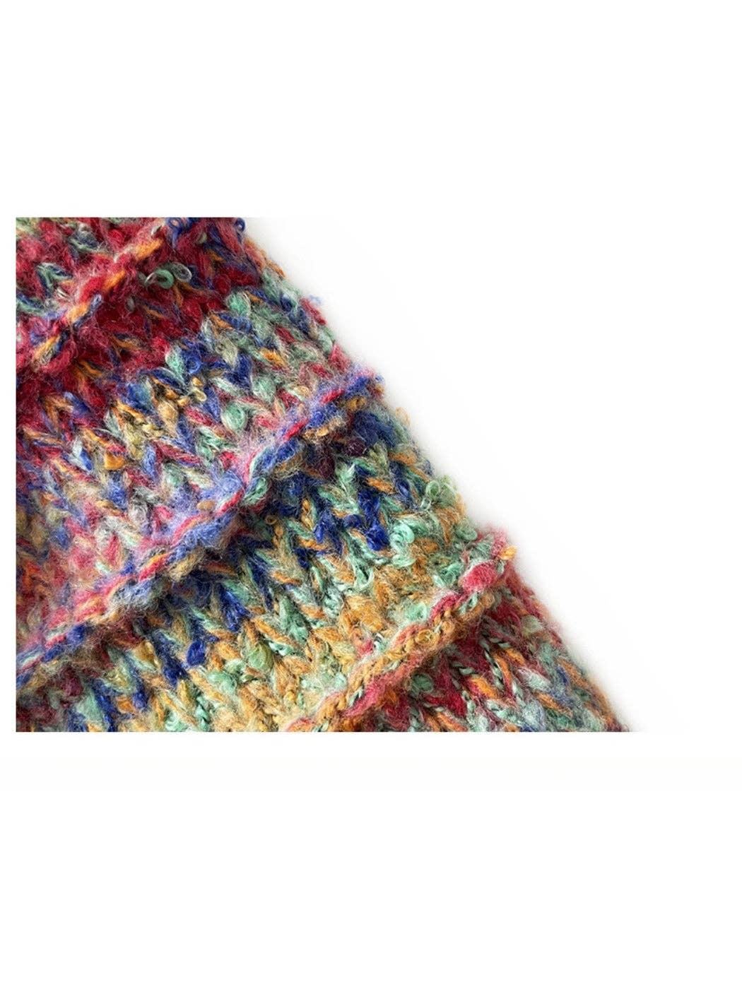 Funkyrel® Atzbranding Limited - Wholesale Beanie - Dames - Haila - Dames Colorblock Gebreide Oorflap Muts17