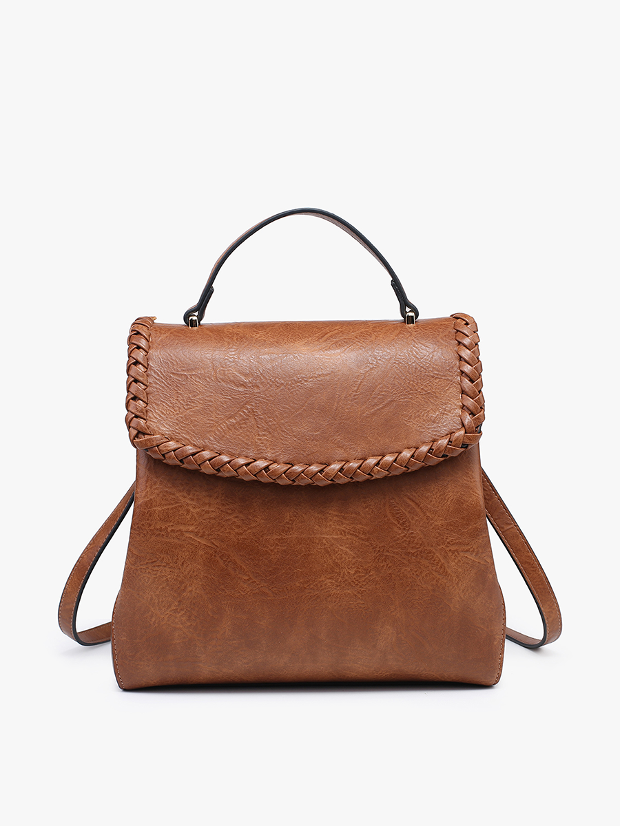 Jen & Co. – wholesale Backpack – Women's – BP2473 Blossom Whipstitch Trim Backpack7