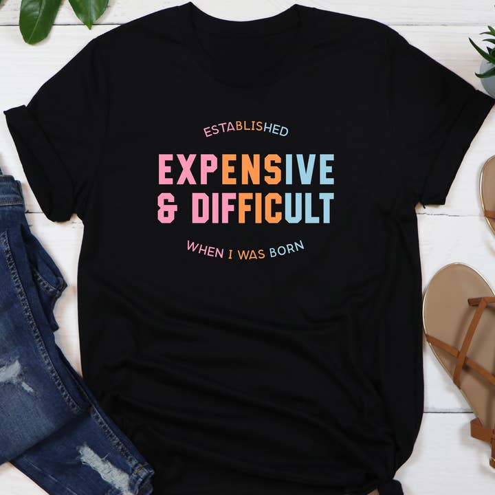 Expensive and Difficult Tee for wholesale by Out Of Office Brands