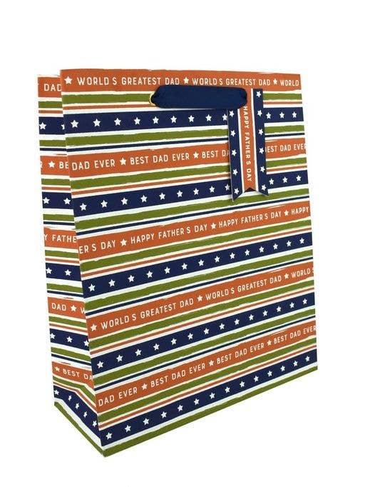 Grote cadeautas met strepen voor vaderdag voor wholesale door LoveVivid