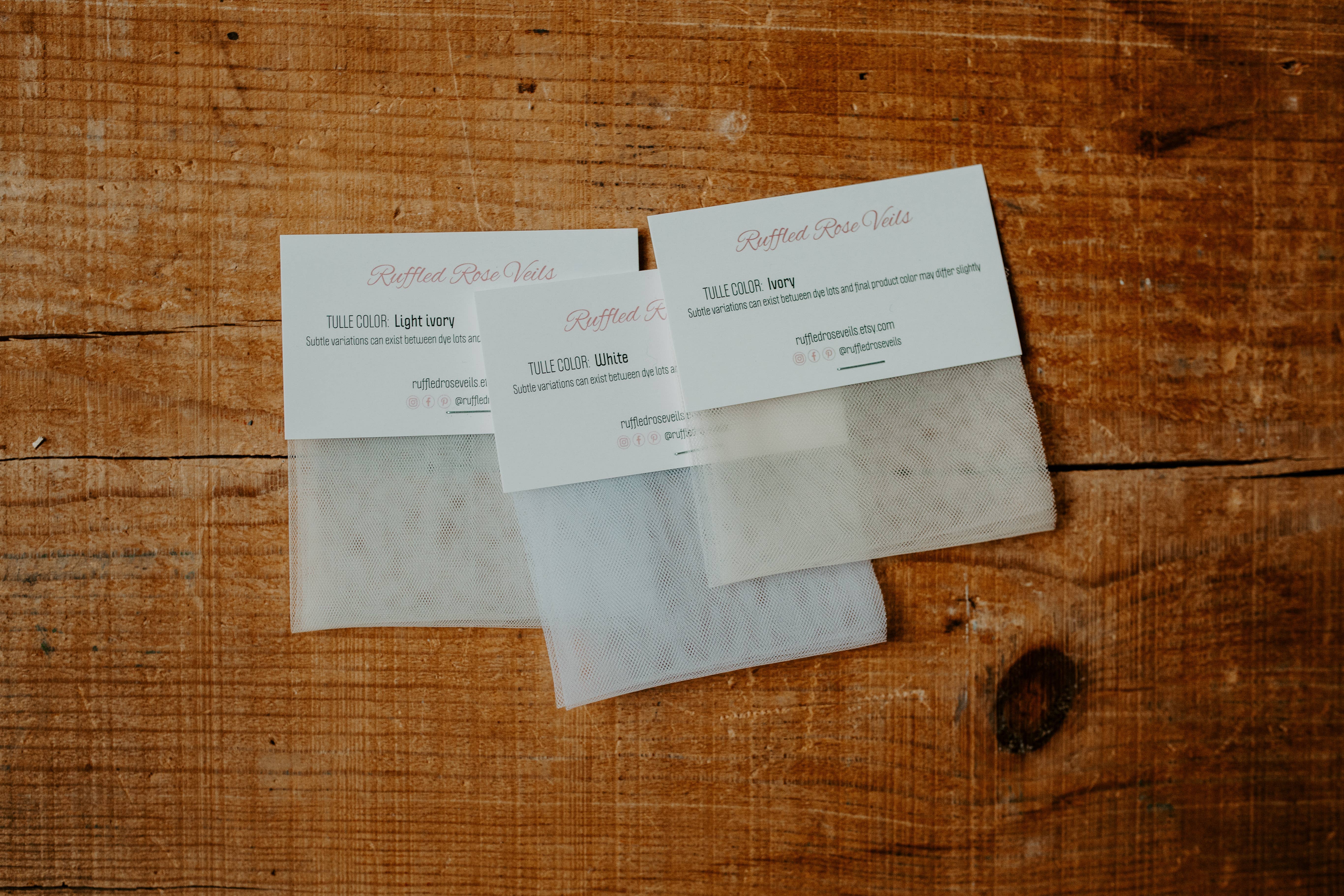 Ruffled Rose Veils – wholesale Veil – Women’s – Soft Minimal Drape Veil4