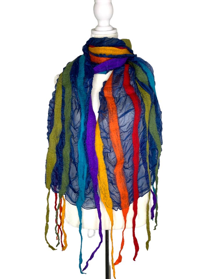 Bufanda arcoíris para venta al por mayor de Pomegranate Moon