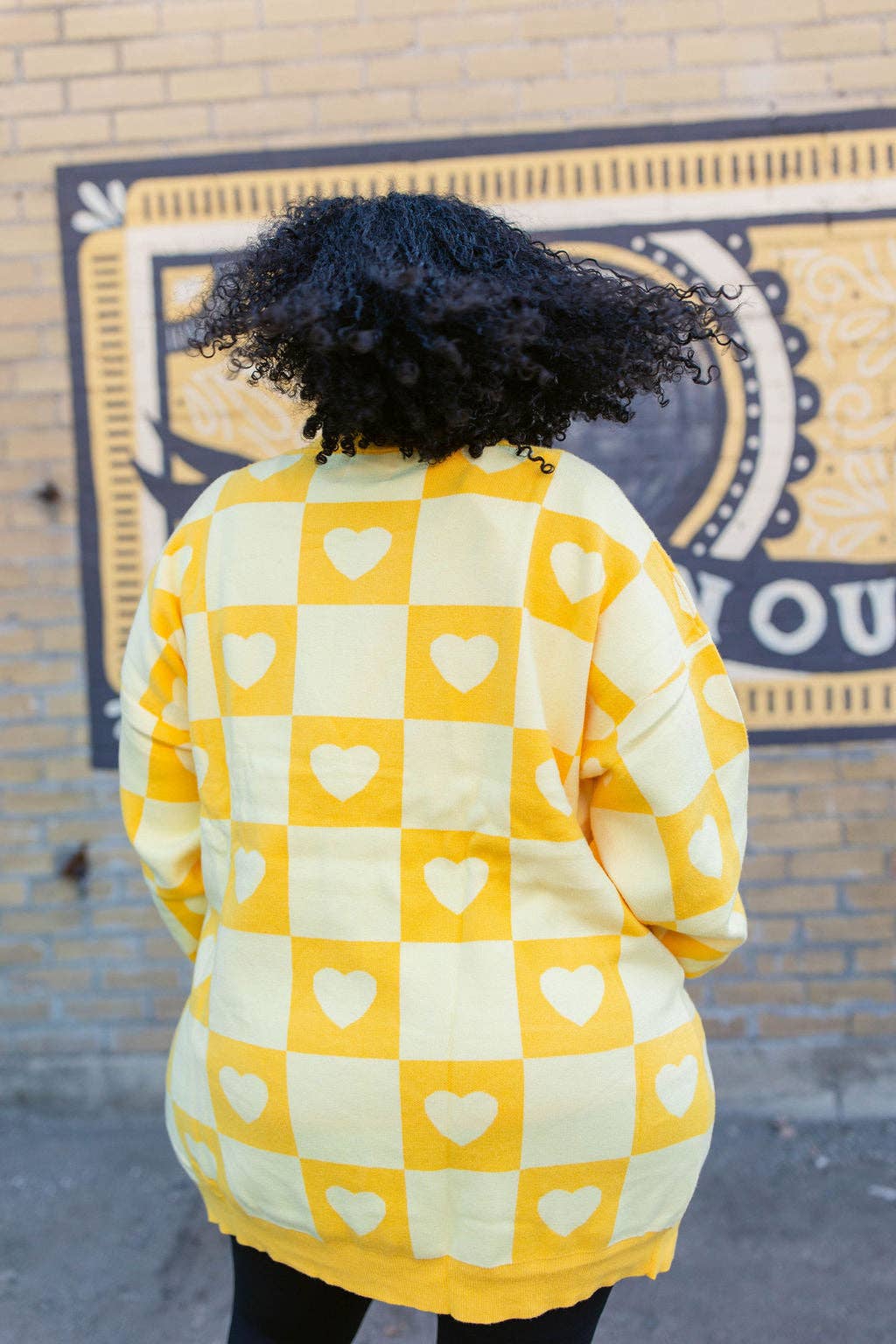 Taby Originals - Wholesale Cardigan - Women's - TABY ORIGINAL: Radical Self Love Cardigan In YELLOW*** Sizes XS-5X!***33