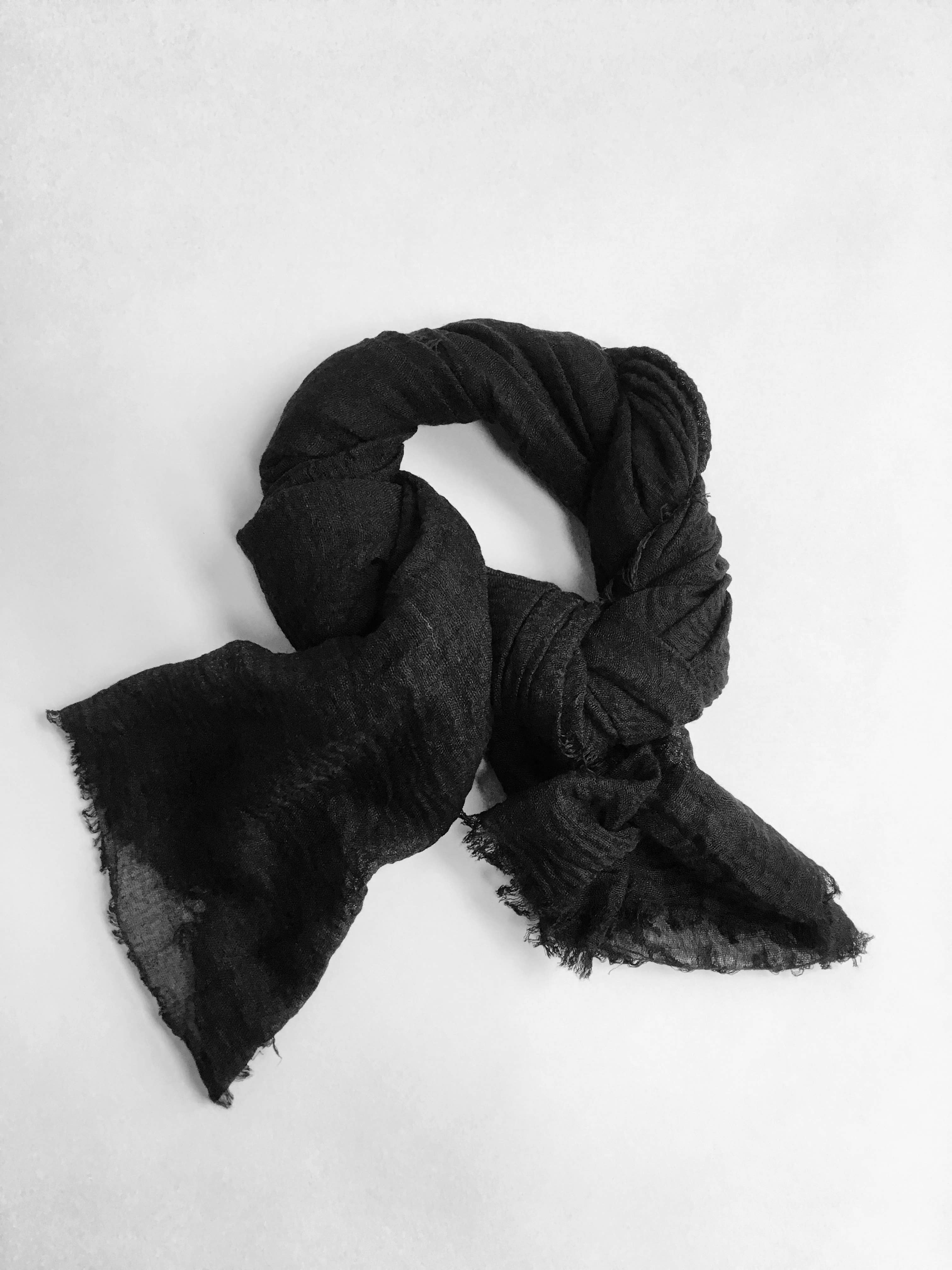 cariceprints… – Großhandel Schal – Damen – cariceprints... Handbedruckter Halstuch aus Leinenmix in Bea's Bee1