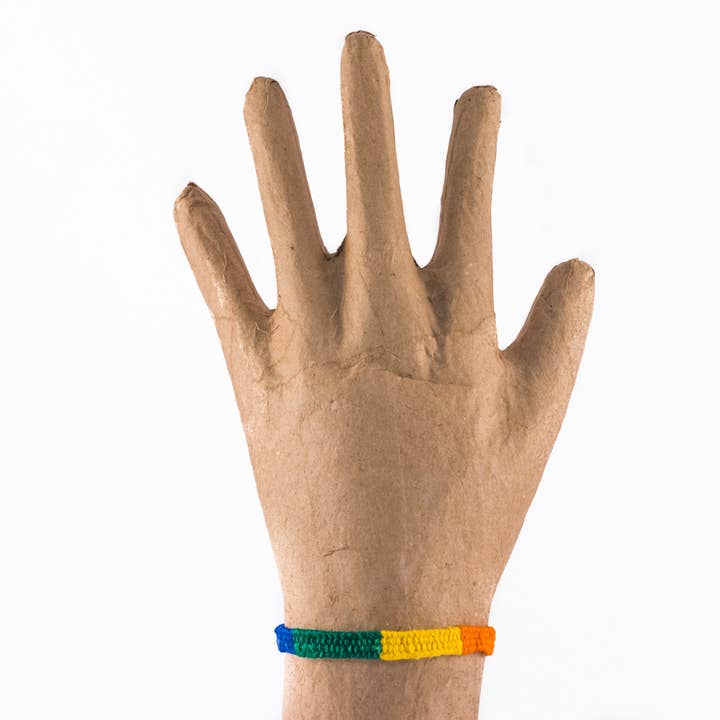 Lucia's Imports - Wholesale Woven/Braided Bracelet - Rainbow San Antonio Bracelet